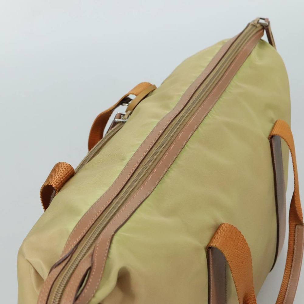 PRADA Hand Bag Nylon Beige Auth bs21036 - Picture 6 of 16